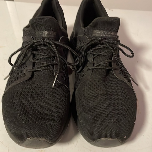 Lightweight Running/Tennis Shoes Non Slip Gym Workout Shoes Black/Grey - Picture 2 of 8
